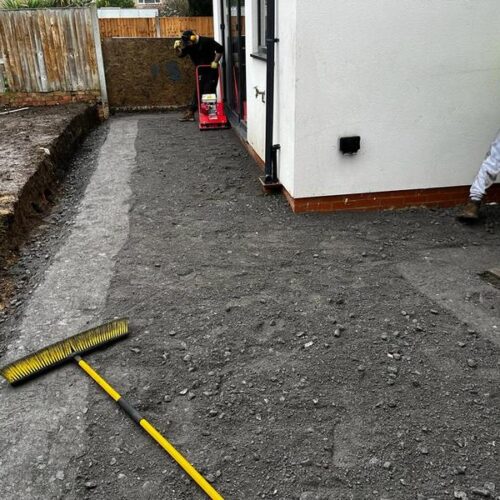 porcelain patio steps retaining wall 24