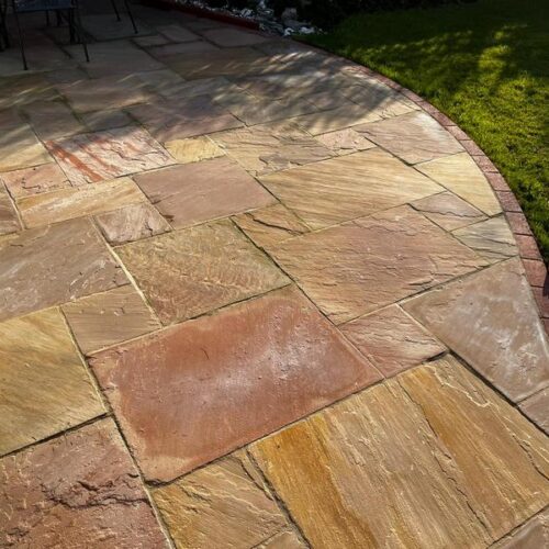 east tilbury sandstone patio garden 02