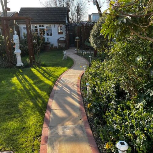 east tilbury sandstone patio garden 03